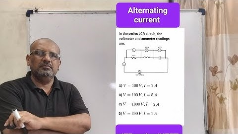 In the given series LCR circuit, the voltmeter and ammeter readings are
