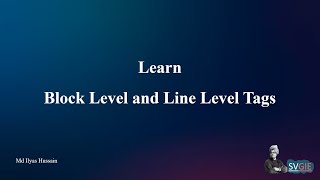 How Block and Line  Level Tags Works in HTML| HTML CSS | Block Level and Line Level Tags