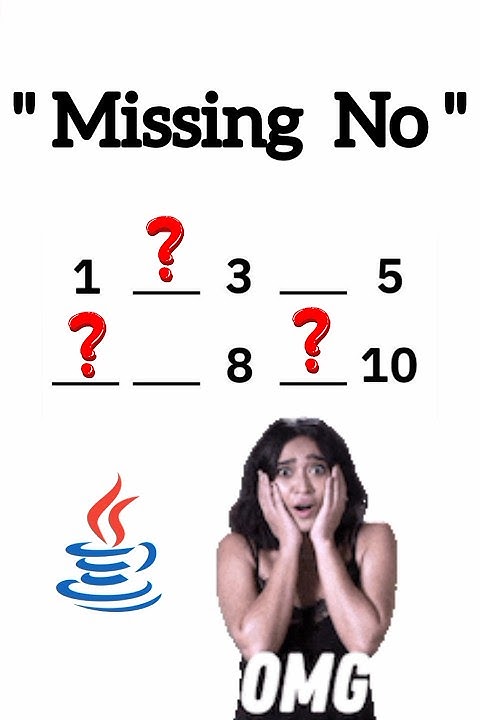 Find ⭕😯 a missing number in java #javatutorialforbeginners #java # ...