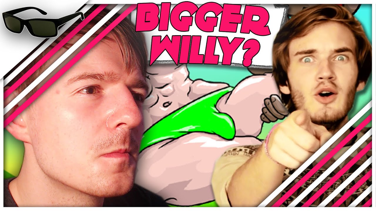 Mount your Friends | Funny Moments | Dion VS PewDiePie - Who has the Bigger Willy?