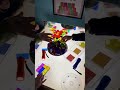 One gorgeous light table A hundred beautiful acrylic blocks (from A couple of small flashlights A