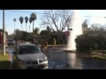 Broken hydrant