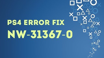 PS4 EASY FIX Error NW-31367-0 Could not open wireless device