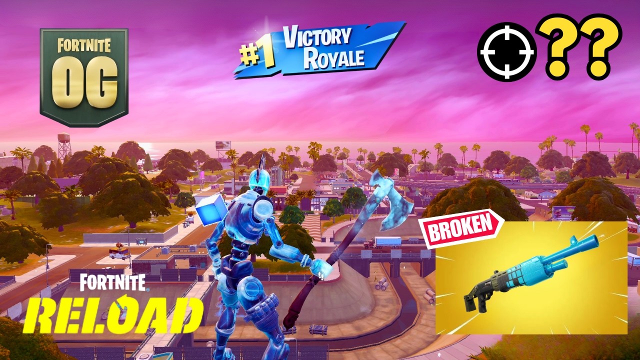 *NEW* GLACIAL DUMMY SKIN GAMEPLAY🏆Fortnite Reload on PS5 Controller🎮