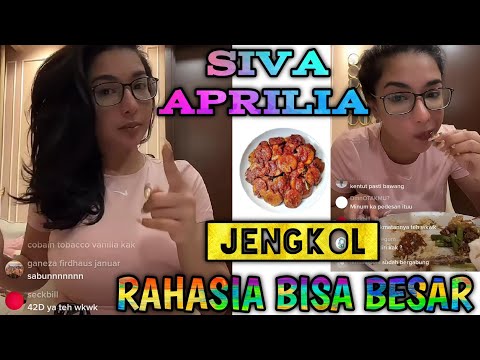 SIVA APRILIA RAHASIA BISA BESAR LIVE , MAKAN JENGKOL LIVE TIKTOK