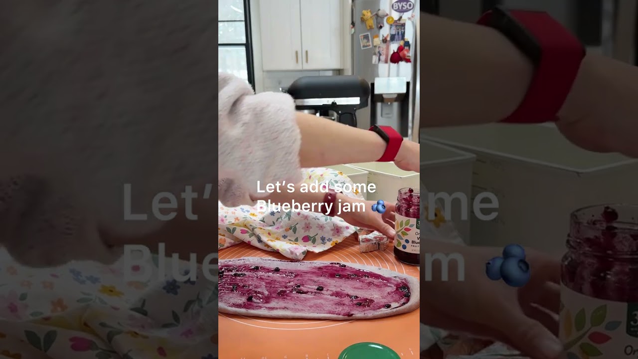 Blueberry cream cheese loaf bread 🍞 