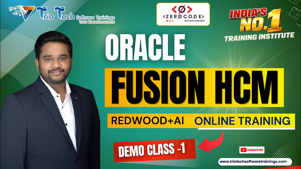 Oracle Fusion HCM + Redwood AI Skills | High Paying ERP Jobs | Demo ...