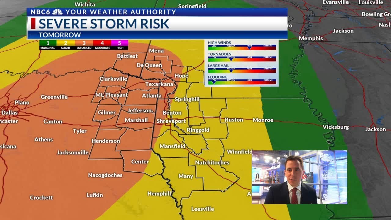 Severe thunderstorms are likely late Friday - YouTube