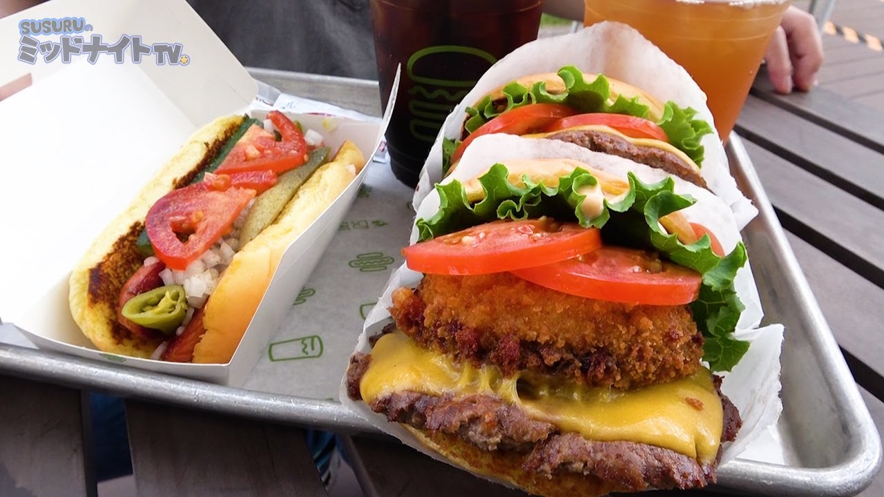 これがノビーの1番好きな食べ物です【ジム終わりにハンバーガーを