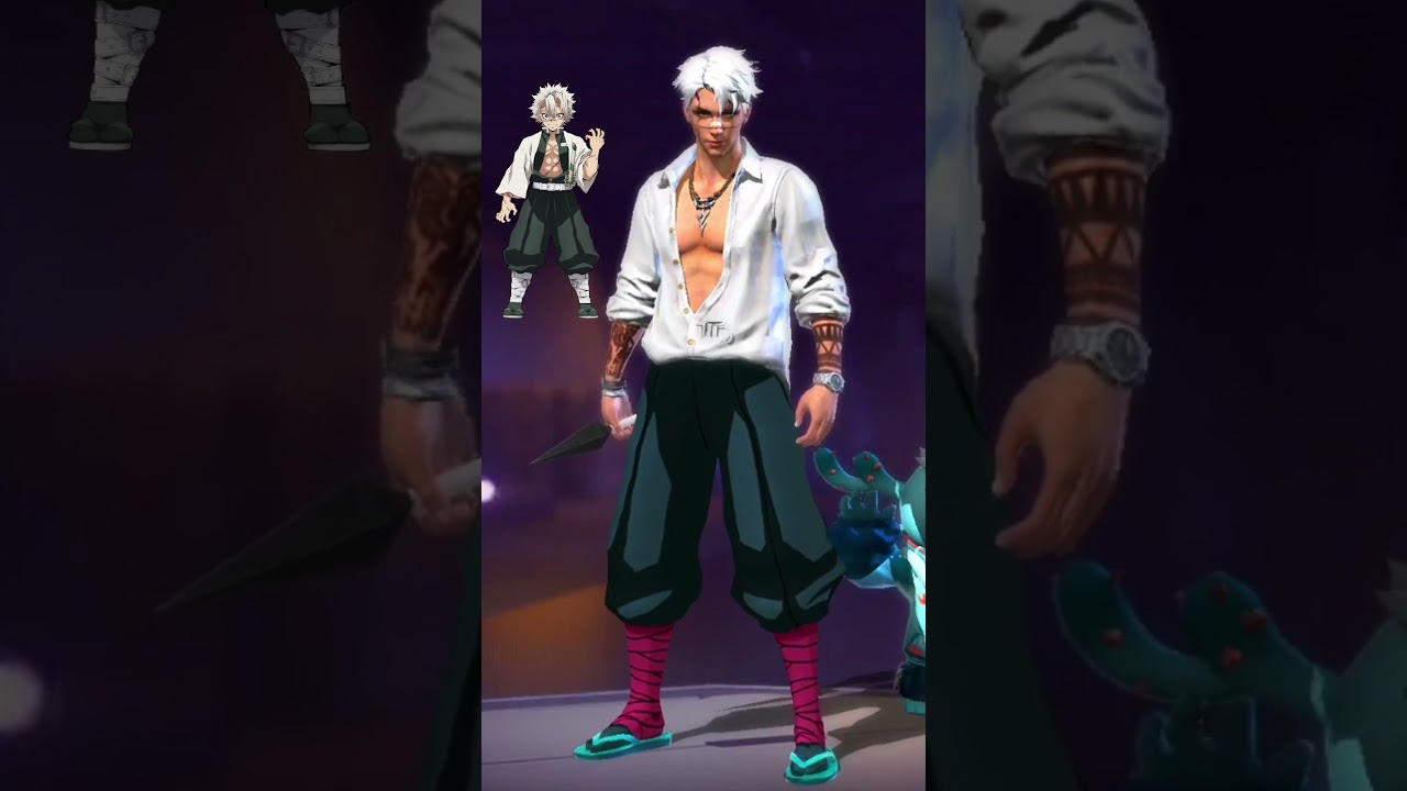 TOP 5 BEST DRESS COMBINATION OF ANIME CHARACTER IN FREE FIRE 😀