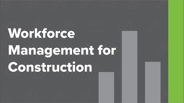 Workforce Management for Construction - Streamline Crews