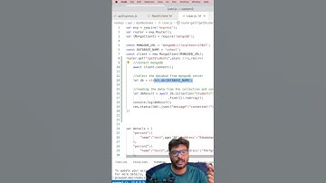 connect mongodb from node express #tamilcoding #mongodb mongo #nodejs
