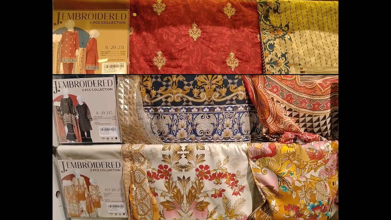 J. new arrival and eid collection 2020 starting from 820