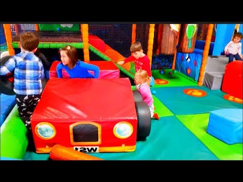 Indoor Playground Fun with Slides for Children * Kids Song - YouTube