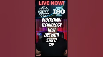SWIFT kondigt BLOCKCHAIN ​​Ledger aan met ETHEREUM! #crypto