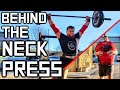 Behind The Neck Press &amp; Sandbag Carry | Strongman Events Training