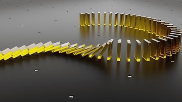 Domino animation tutorial | Blender