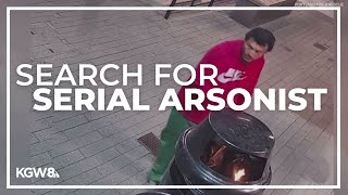 11 fires set off in Portland in 4 hours, prompting search for serial arsonist