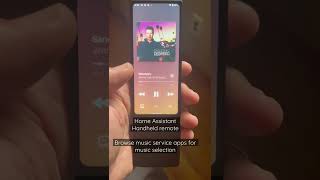 Home Assistant Handheld Remote Browsing Music Services Part 1