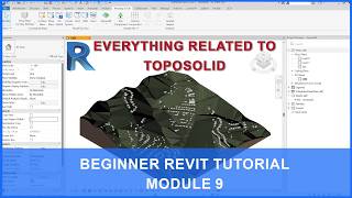 How to Create Toposolids in Revit | Sketch & Import cad option | Module 9