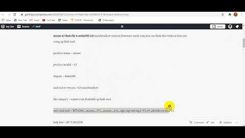 mione x3 flash file mt6580 6.0 firmware without box