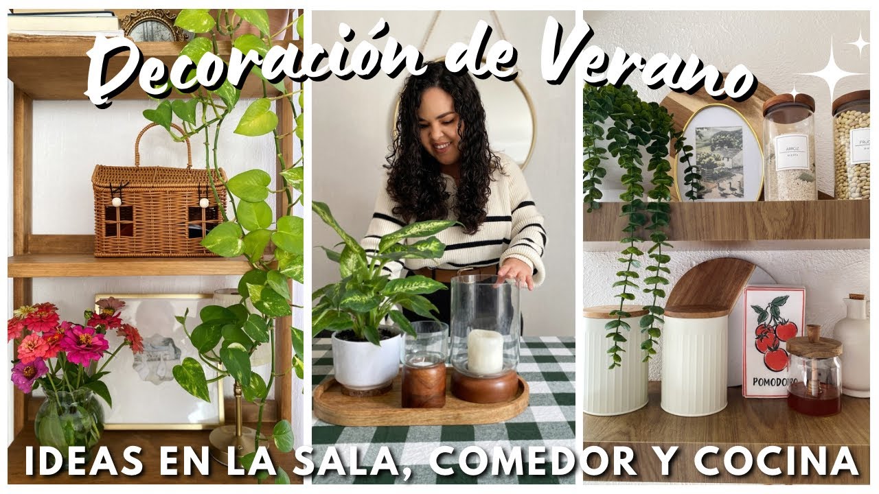 ¡ Llegó el verano ! 🥬🧺así limpie y decore mi Casa para esta temporada 🌺Me encanta ver mi casa así
