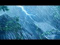 Fall Asleep Fast with Thunderstorm Sounds on Stormy Night | Heavy Rain, Intense Thunder &amp; Wind Sound