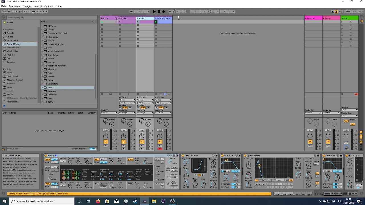 Ableton Live 10 Techno///Volume 3000 - YouTube