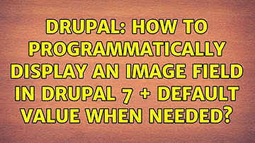 Drupal: How to programmatically display an image field in Drupal 7 + default value when needed?