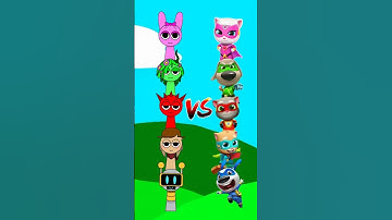 Sprunki Vs Talking Tom Hero Dash #shorts #sprunki #talkingtomherodash