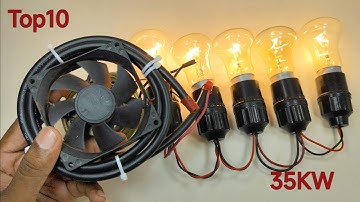 Geweldige top 10 gratis energiegeneratoren 35 kW 240 V krachtige elektriciteit met koperdraad, ge...