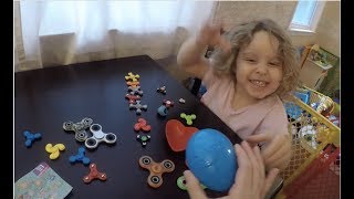 Fidget Spinners, Mini And Micro Fidget Spinners, Games, And Races With Egg Surprises! screenshot 2