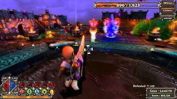 Dungeon Defenders - Preview of the defences on The Summit (INSANE)