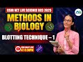 Blotting Technique-1 | METHODS IN BIOLOGY | CSIR-NET LIFESCIENCE DEC 2025 #apnasapnajrf
