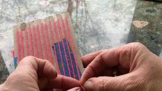 Tying the ends of your warp