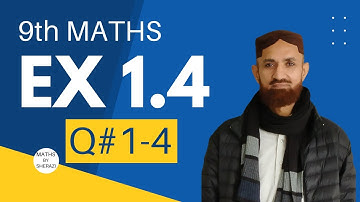 9th Maths | Ex 1.4 | Q#1-4 (Complete) | Multiplication of Matrices