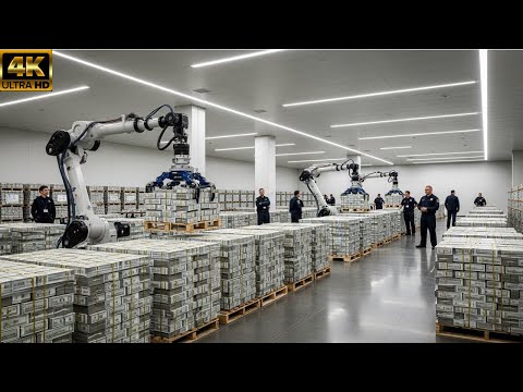 Inside the U.S. Dollar Factory – How America Prints BILLIONS Every Day! (Full Process)