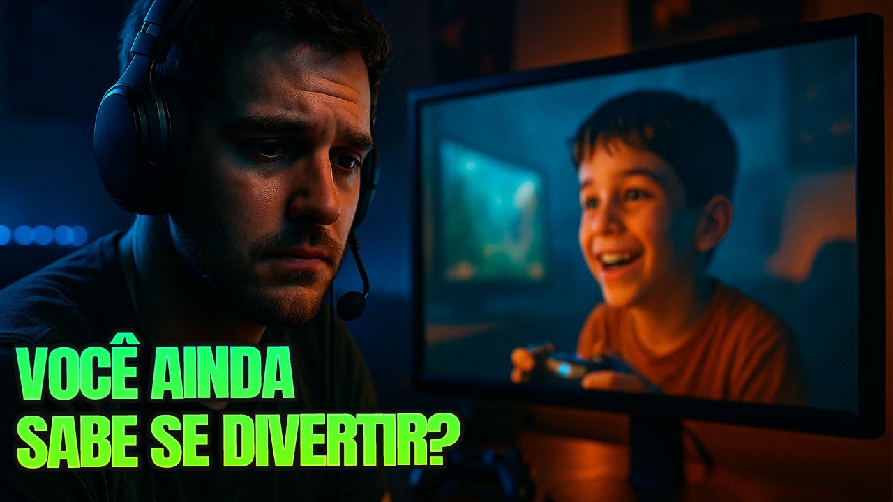 VOCÊ ESQUECEU DE COMO É SE DIVERTIR JOGANDO? - PAPO RETO 