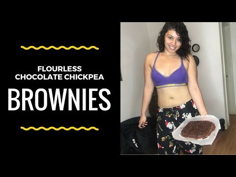 Flourless Chocolate Chickpea Brownies