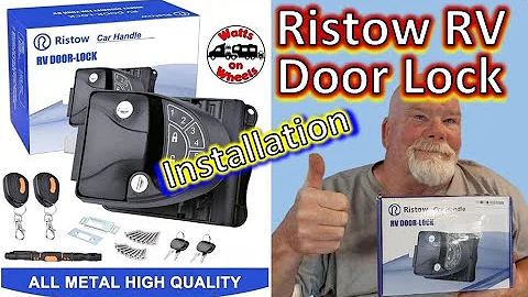 RVLIBRO by Ristow RV Keyless Entry Door Lock // In...