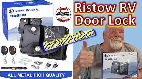 💪 RVLIBRO by Ristow RV Keyless Entry Door Lock // Includes Fobs - 10% OFF!