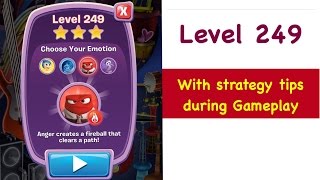 Inside Out Thought Bubbles Level 249 Tips and Strategy Walkthrough Gameplay