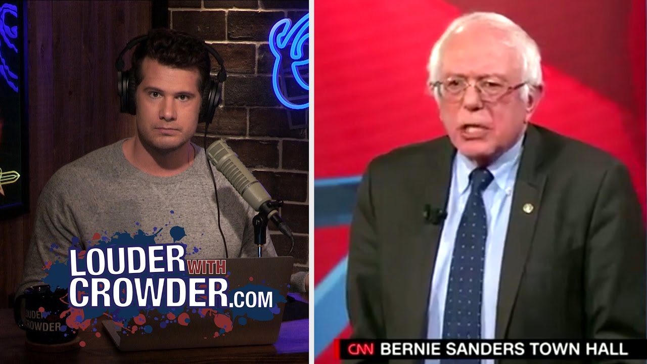 Bernie Sanders Confronted On Blatant Anti-Business Policies | Louder With Crowder