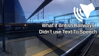 If British Railways didn't use Text To Speech?