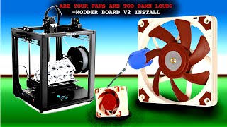 ENDER 5 S1 - SILENT FAN UPGRADE and MODDER BOARD V2