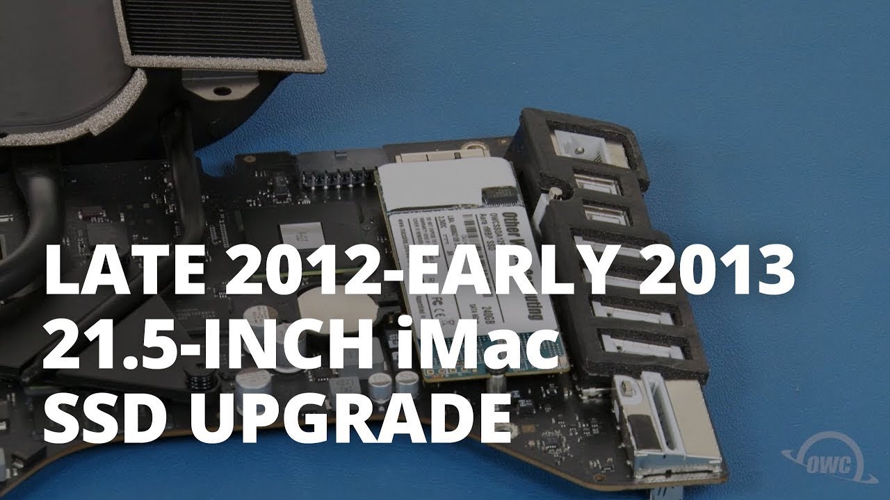 OWC Aura SSD iMac Late 2012 – Early 2013 YouTube