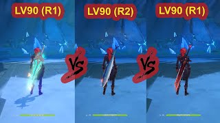 Luxurious Sea Lord LV90 (R2) VS Wolf's Gravestone (R1) VS Skyward Pride (R1) Genshin Impact Luxurious Sea Lord LV90 (R2) VS Wolf's Gravestone (R1) VS Skyward Pride (R1) Genshin Impact