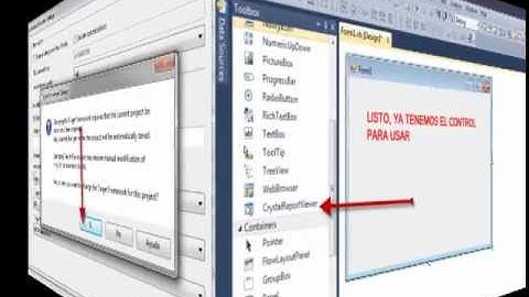 Configuracion de V.b.Net para mostrar Reportes de Crystal Report
