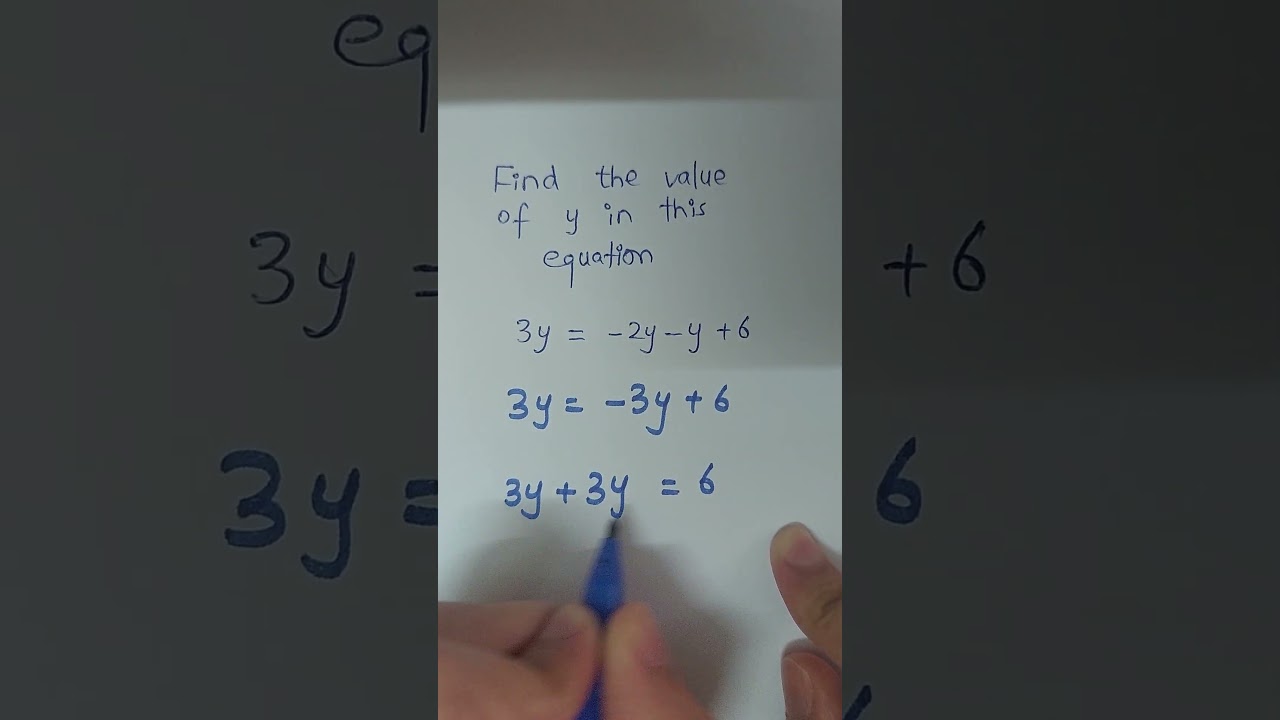 The Ultimate Equation Challenge: Solving for Y in this Linear Equation