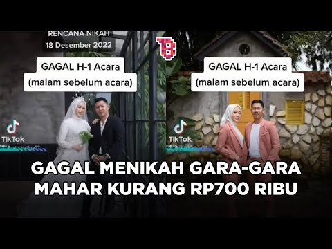 Viral kisah pria diusir karena mahar kurang Rp 700 ribu, calonnya 4 kali gagal nikah  | TRENDING